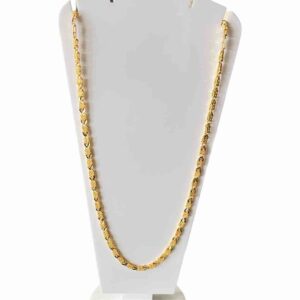1gm gold plated handmade design chain