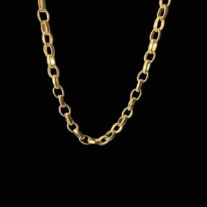 1 gm gold plated italian design chain