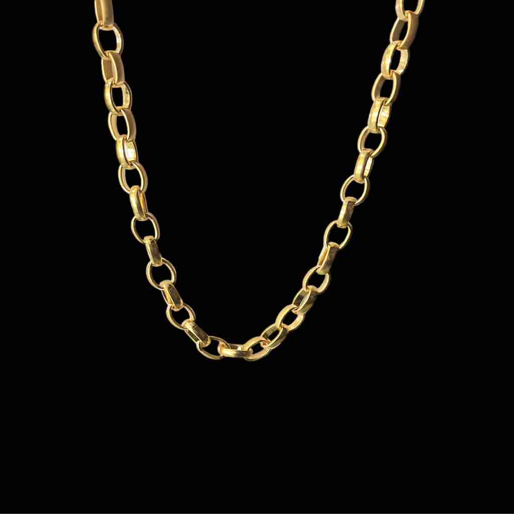 1 gm gold plated italian design chain
