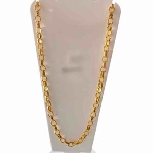 1 gm gold plated italian design chain