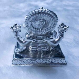 Silver plated classic design, ganesh ji