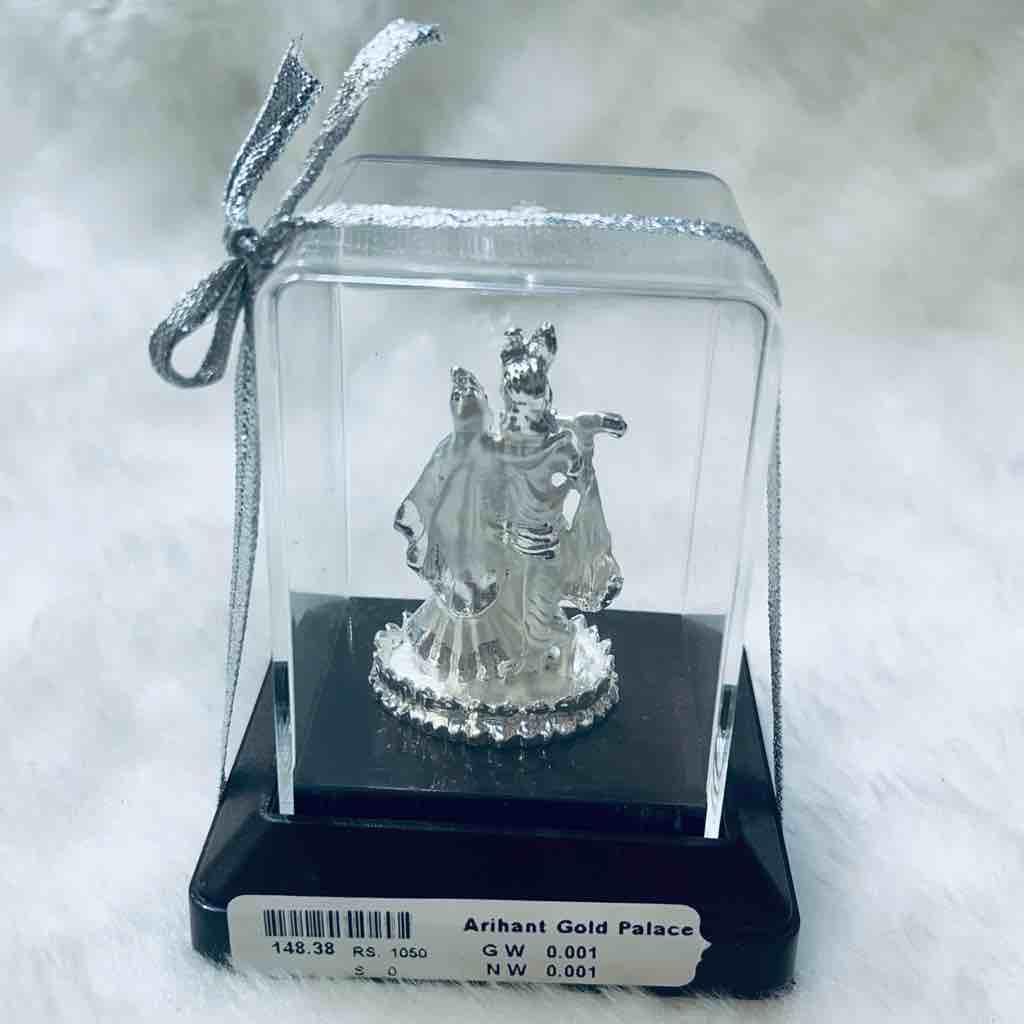 Silver plated radhakrishnplaid Idols