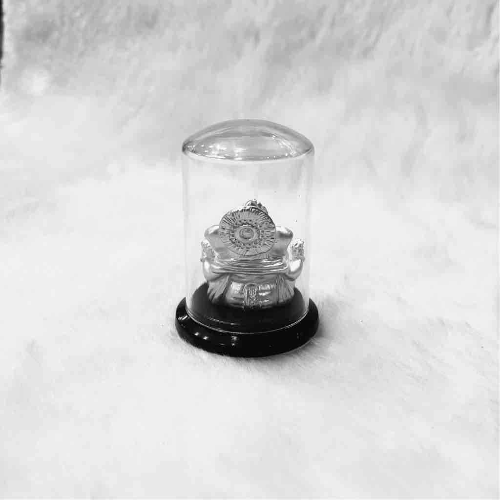 Silver plated ganeshji