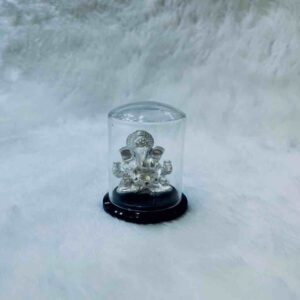 Silver plated ganeshji