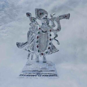 Silver plated shrinathji idols