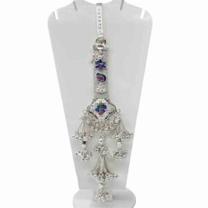 Silver Fancy Single Design Gugru Waist Keychain (Judda)