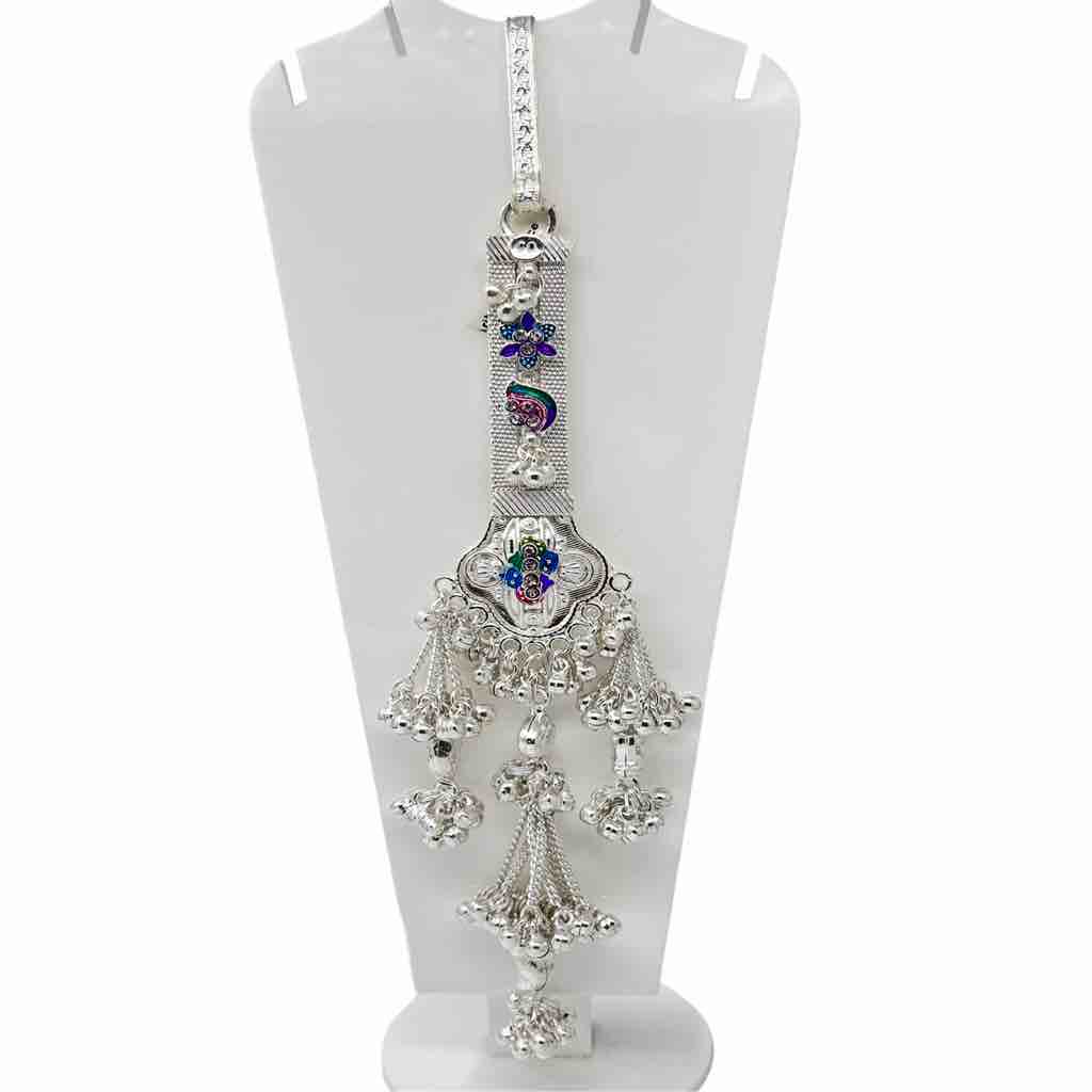 Silver Fancy Single Design Gugru Waist Keychain (Judda)
