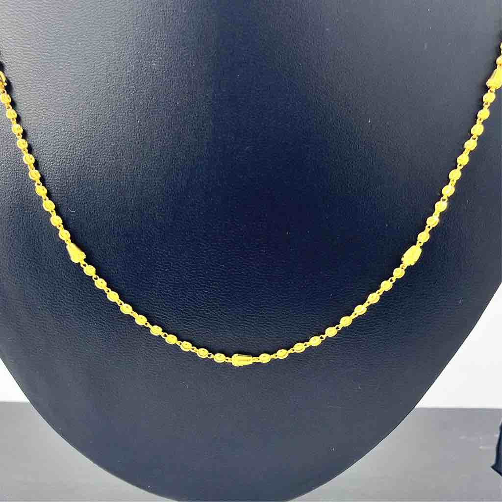 916 Gold Vertical Mala Chain