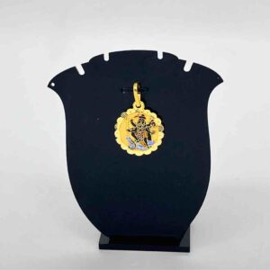 916 gold kali maa pendant