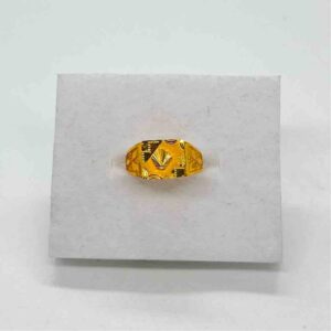 916 Gold Modern Design Ring