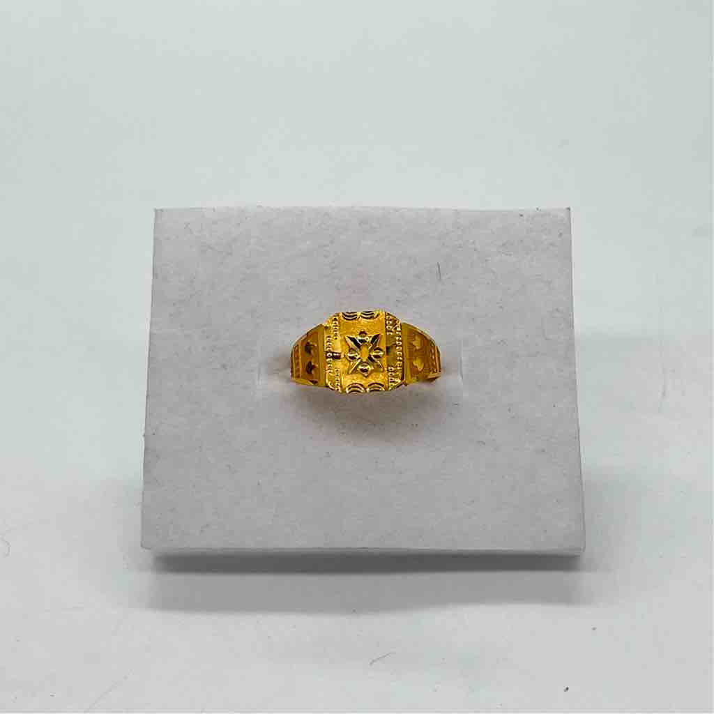 916 Gold Classical Light Weight Ring