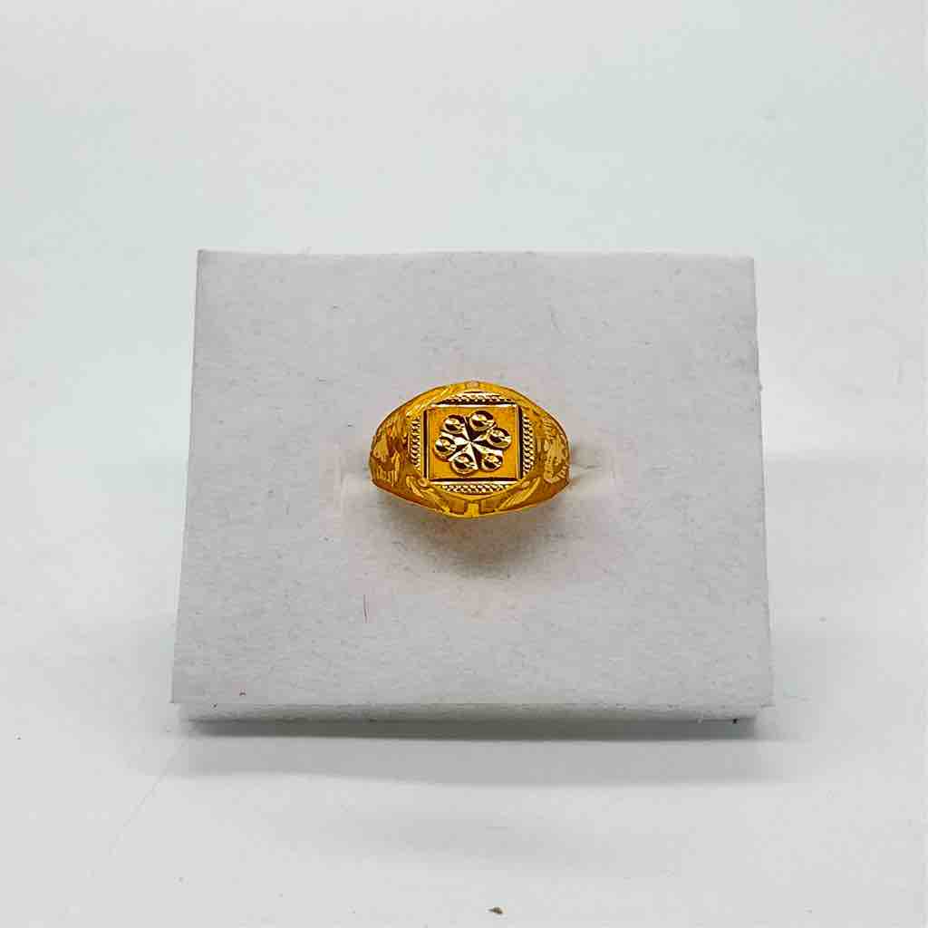 916 Gold Modern Design Ring