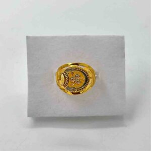 22k gold  modern design ring