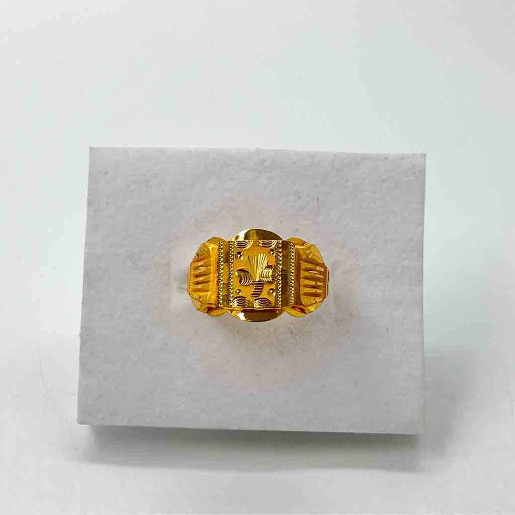 916 Gold Classical Design Ring