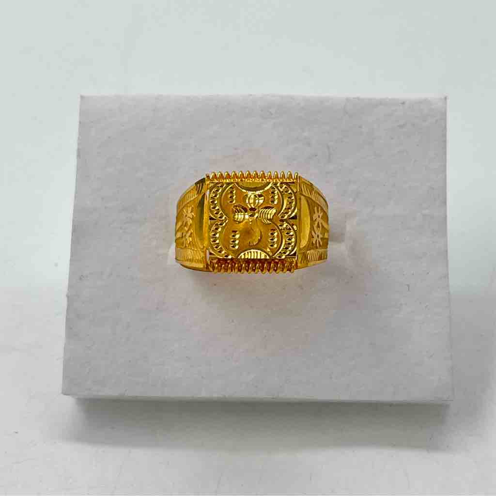 916 Gold Fancy Chorash Gat Design Ring