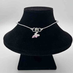 Silver Bombey Fancy Light Weight Anklets