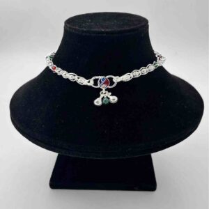 Silver Bombey Fancy Shalang Manka Anklets