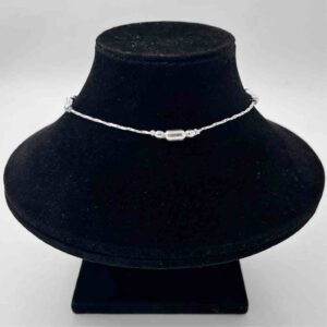 Silver Bombey Fancy Simple And Plain Light Weight Anklets