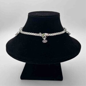 Silver Bombey Fancy Modern Design Anklets