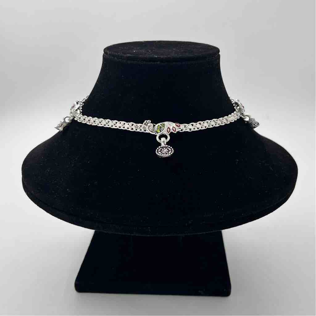 Silver Bombey Fancy Modern Design Anklets