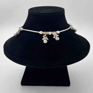 Silver Fancy Payal Bombey Design