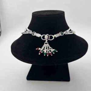Silver Bombey Fancy New Modern Design Anklets