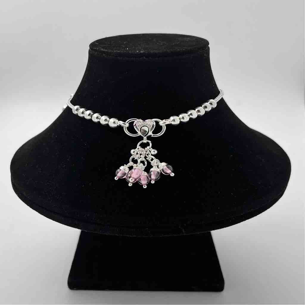 Silver bombey multi colour mix design payal - Image 3