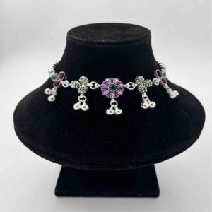 Silver bombey multi colour mix design payal
