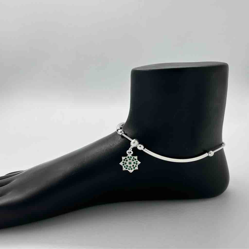 Silver fancy bombey new Adjustable design payal
