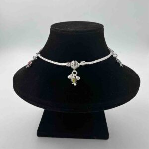 Silver Fancy Bombey Patta Design Anklets