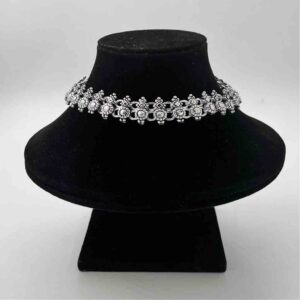 Silver oxidised bombey fancy antique design