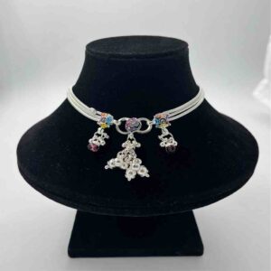 Silver bombey fancy three line new design payal