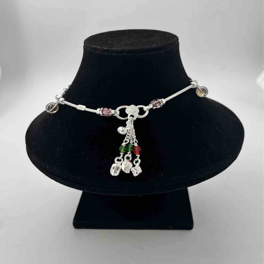 Silver Fancy Bombey Design Anklets