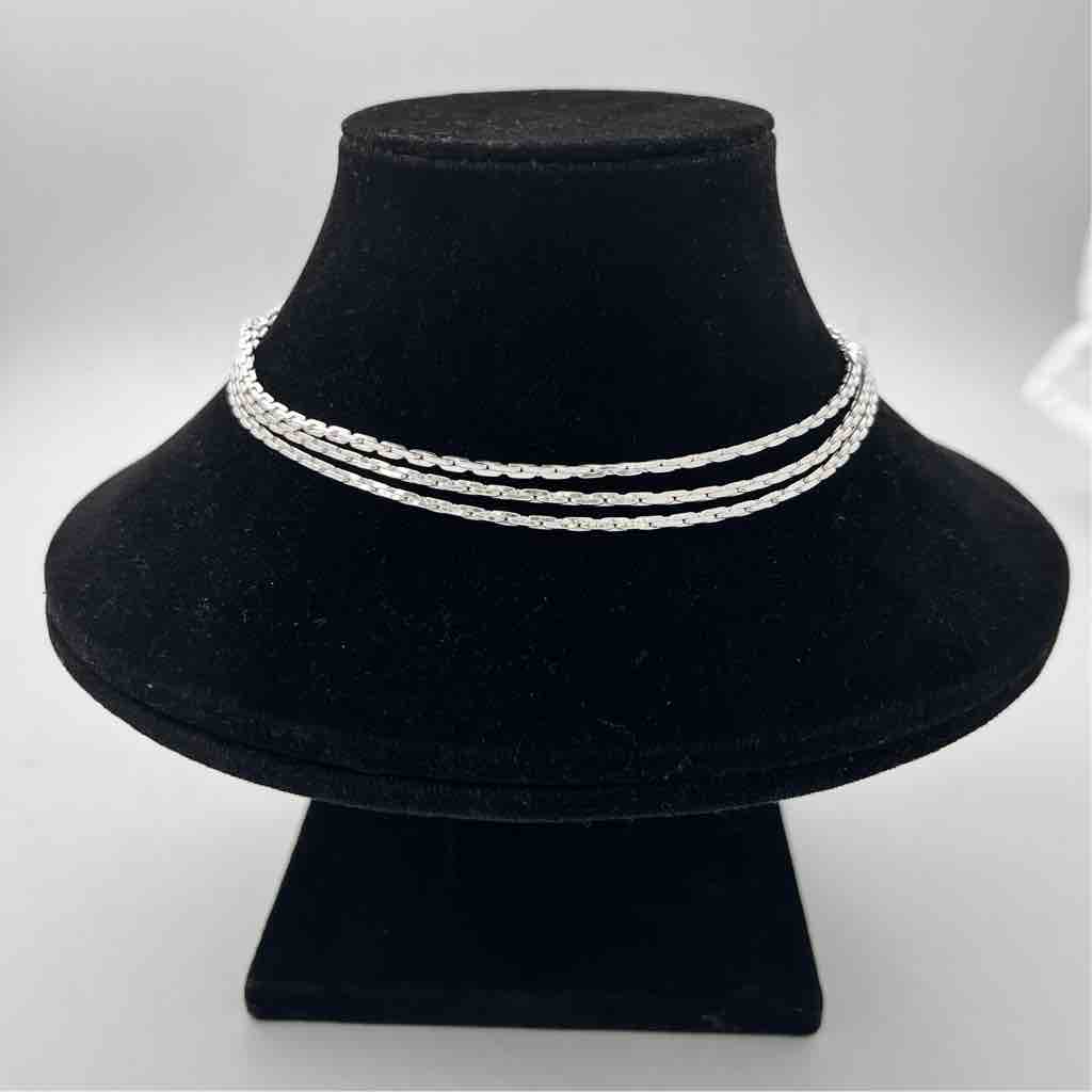 Silver Bombey Fancy Broch Three Line Design Payal