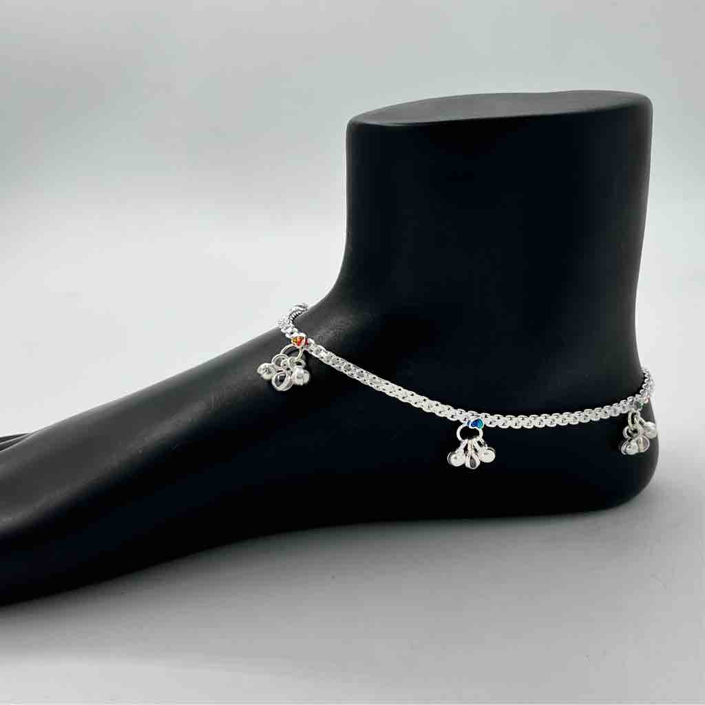 Silver Aagra Fancy New Design Payal