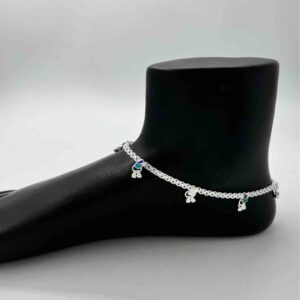 Silver Aagra Fancy Light Weight Design Payal