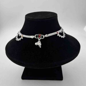 Silver Classical Aagra New  Design Anklets