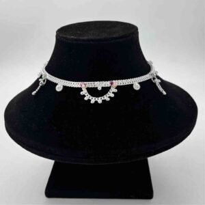 Silver Classical Aagra New  Design Anklets