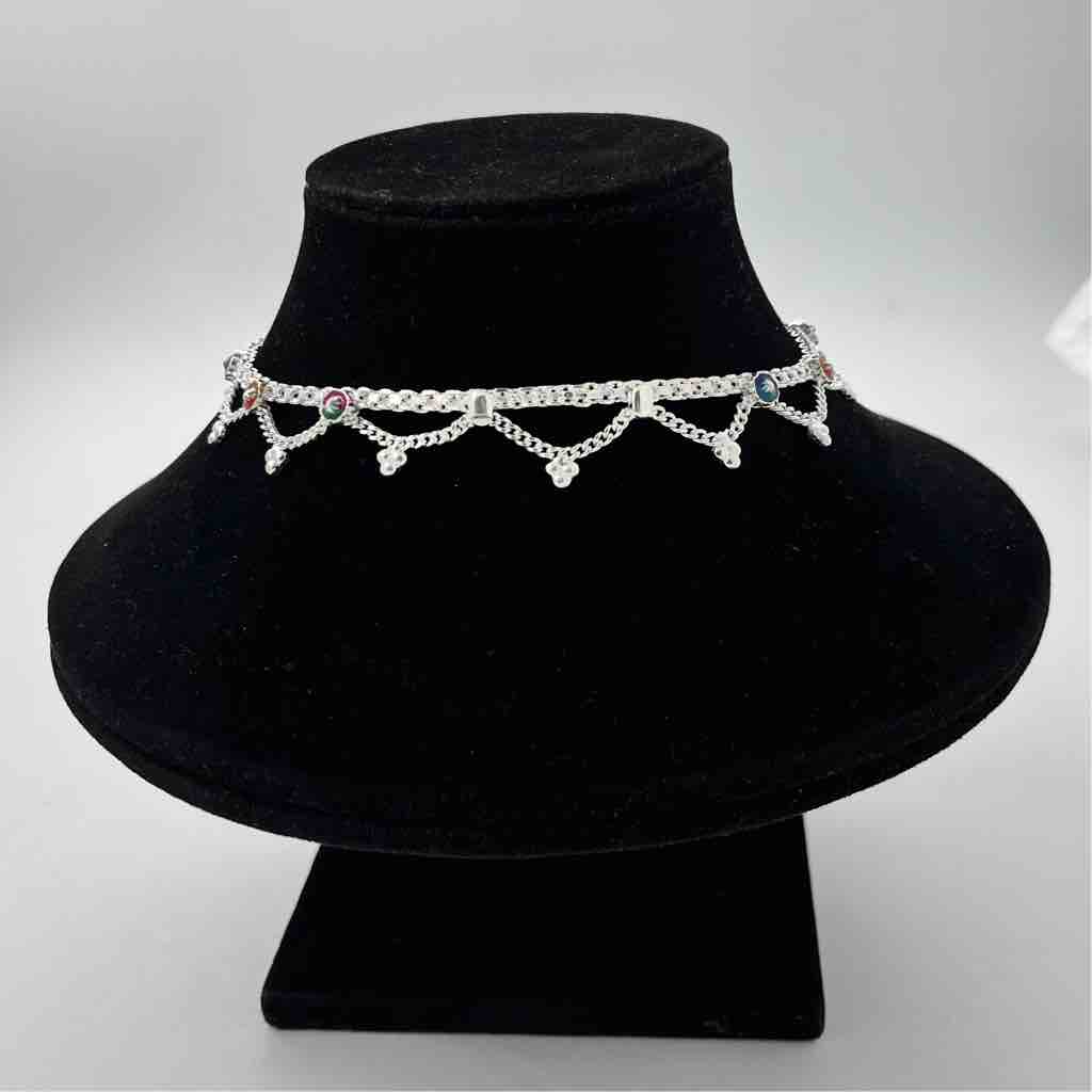 Silver Fancy Aagra Fancy Jull Design Anklets