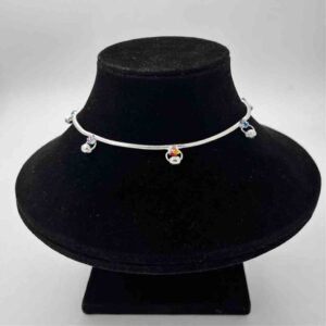 Silver Fancy Light Weight Anklets