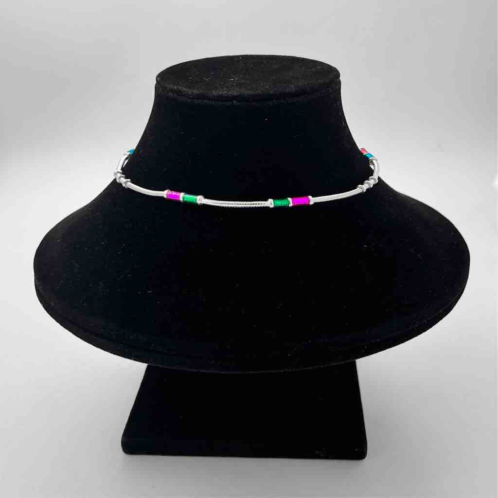 Silver Fancy Plain Light Weight Anklets