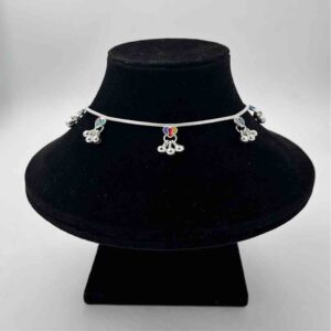 Silver Fancy Plain Simple Design Payal