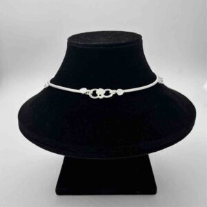 Silver Fancy Classical Gugri Design Anklets