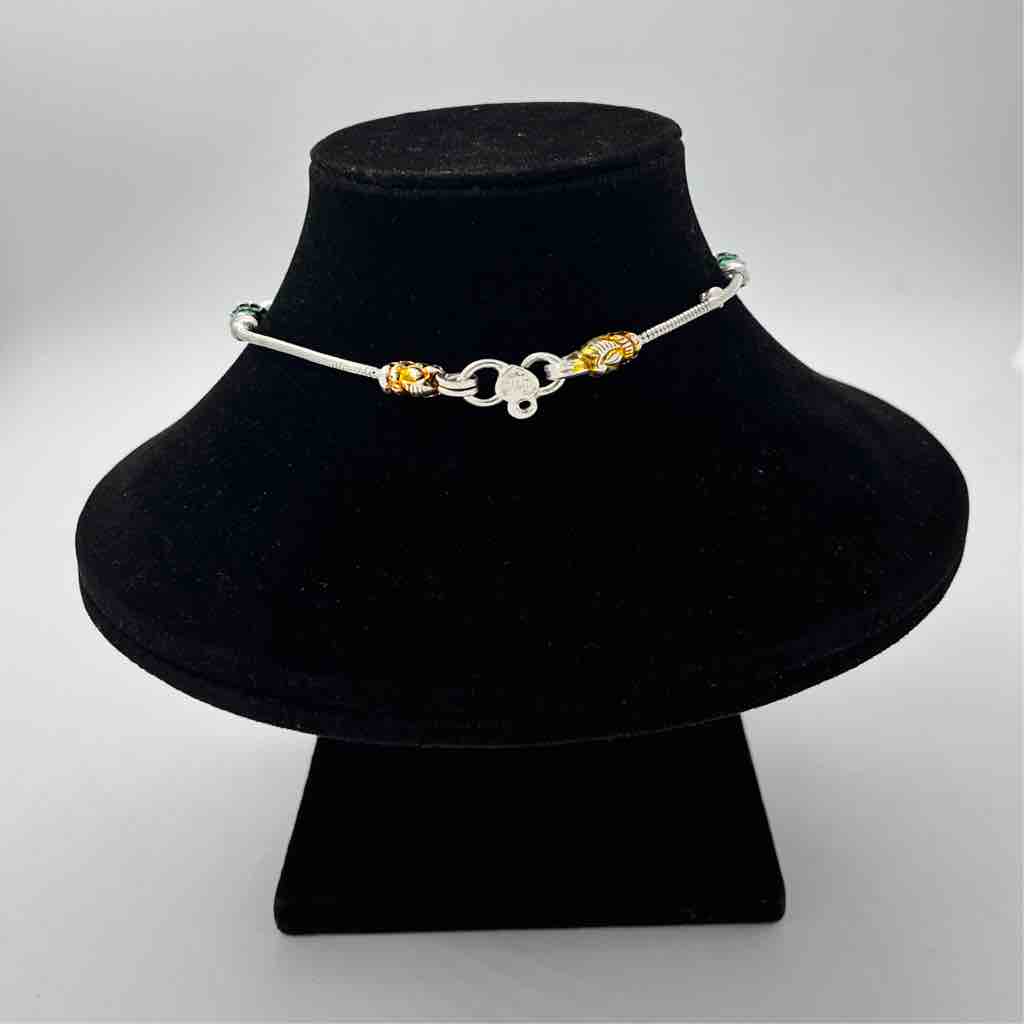 Silver Fancy Heavy Design Manka Payal