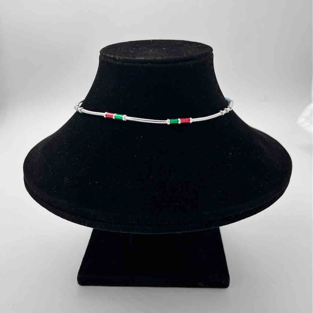 Silver Fancy New Model Light Weight Anklets - Image 2