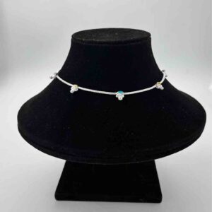 Silver Fancy Modern Normal Weight Anklets
