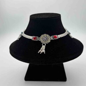Silver fancy broch payal New Design
