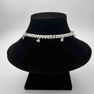 Silver Kismat Fancy Light Weight Dal Design Payal