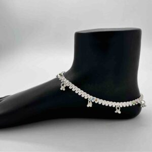 Silver Kismat Fancy Light Weight Dal Design Payal
