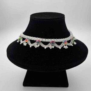 Silver Kismat Fancy Jull Design Payal